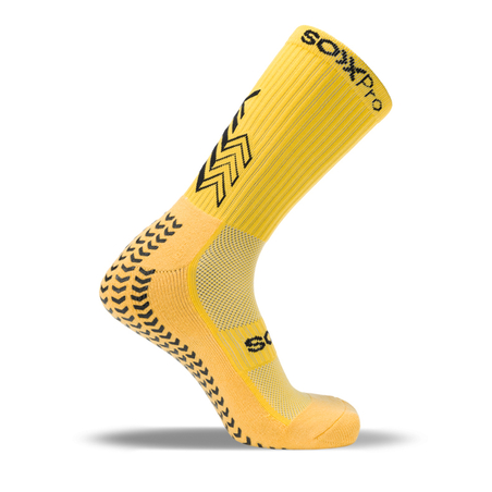 Chaussettes SOXPRO Grip & Anti Slip jaune