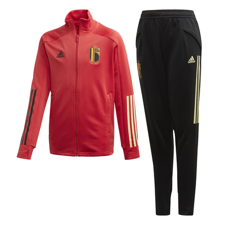 Ensemble survêtement junior Belgique rouge noir 2020