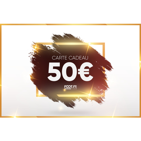 Carte cadeau digitale foot.fr 50€