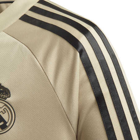 Maillot entraînement junior Real Madrid or noir 2019/20