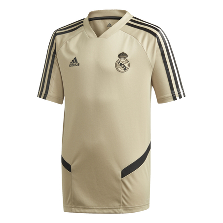 Maillot entraînement junior Real Madrid or noir 2019/20