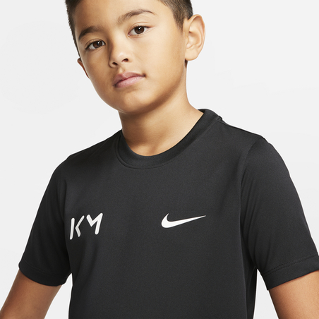 T-shirt Lifestyle junior Mbappé noir 2019/20