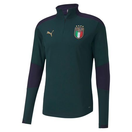 Sweat zippé Italie vert 2020