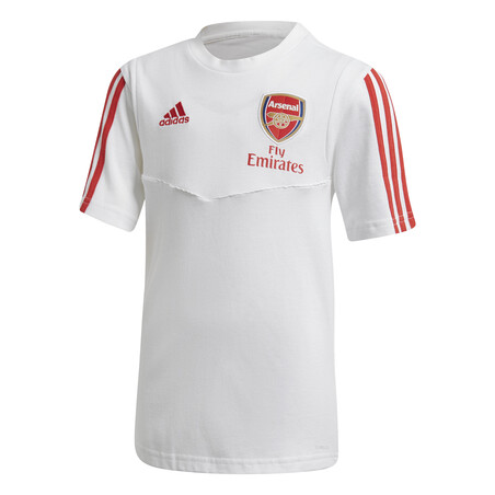 T-shirt junior Arsenal blanc rouge 2019/20
