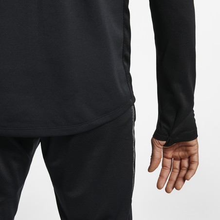 Sweat zippé Nike Academy noir 2019/20