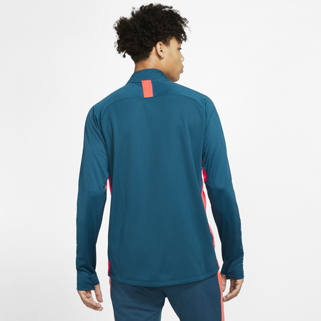 Sweat zippé Nike Academy bleu rouge 2019/20