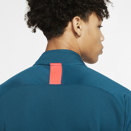 Sweat zippé Nike Academy bleu rouge 2019/20