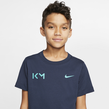 T-shirt junior Mbappé bleu 2019/20