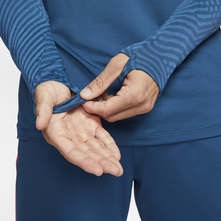 Sweat zippé Nike Strike bleu foncé 2019/20