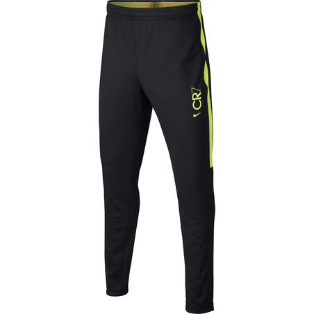 Pantalon survêtement junior Nike CR7 noir jaune 2019/20