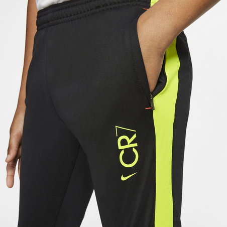 Pantalon survêtement junior Nike CR7 noir jaune 2019/20