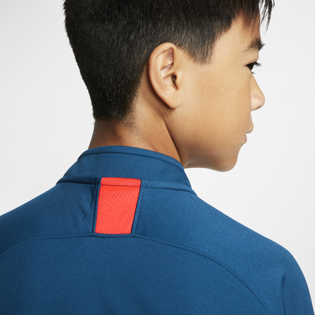 Sweat zippé junior Nike bleu rouge 2019/20