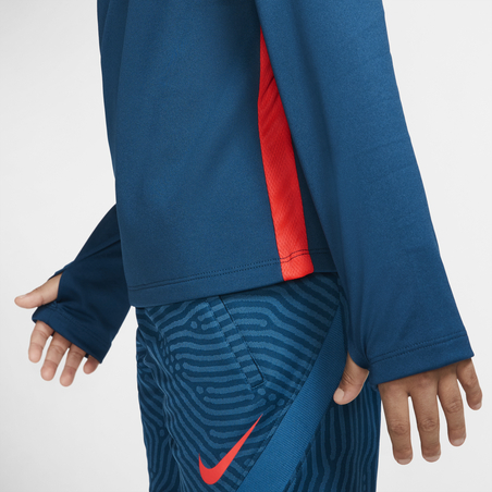 Sweat zippé junior Nike bleu rouge 2019/20