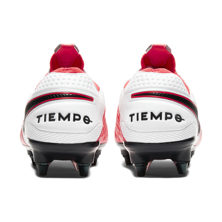 Tiempo Legend 8 Elite Anti-Clog SG-Pro rose blanc