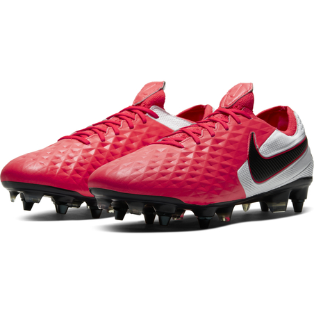 Tiempo Legend 8 Elite Anti-Clog SG-Pro rose blanc