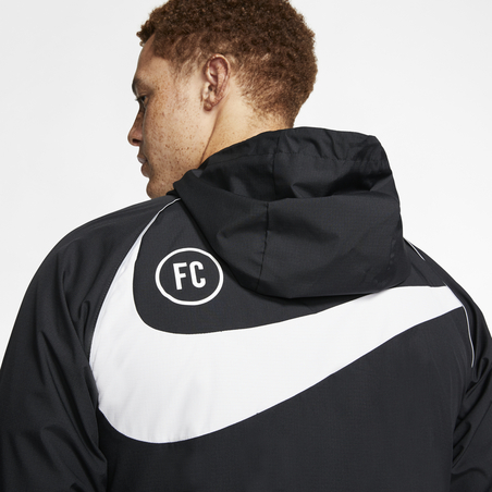 Veste imperméable Nike F.C. noir