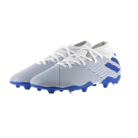 Nemeziz 19.3 junior FG blanc bleu