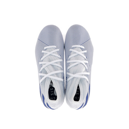 Nemeziz 19.3 junior FG blanc bleu