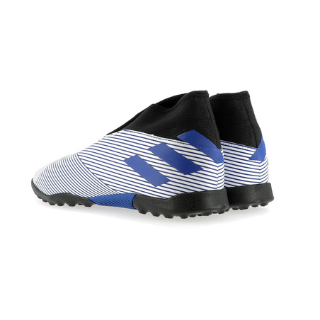 Nemeziz 19.3 junior LaceLess turf bleu blanc