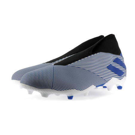 Nemeziz 19.3 LaceLess FG bleu blanc