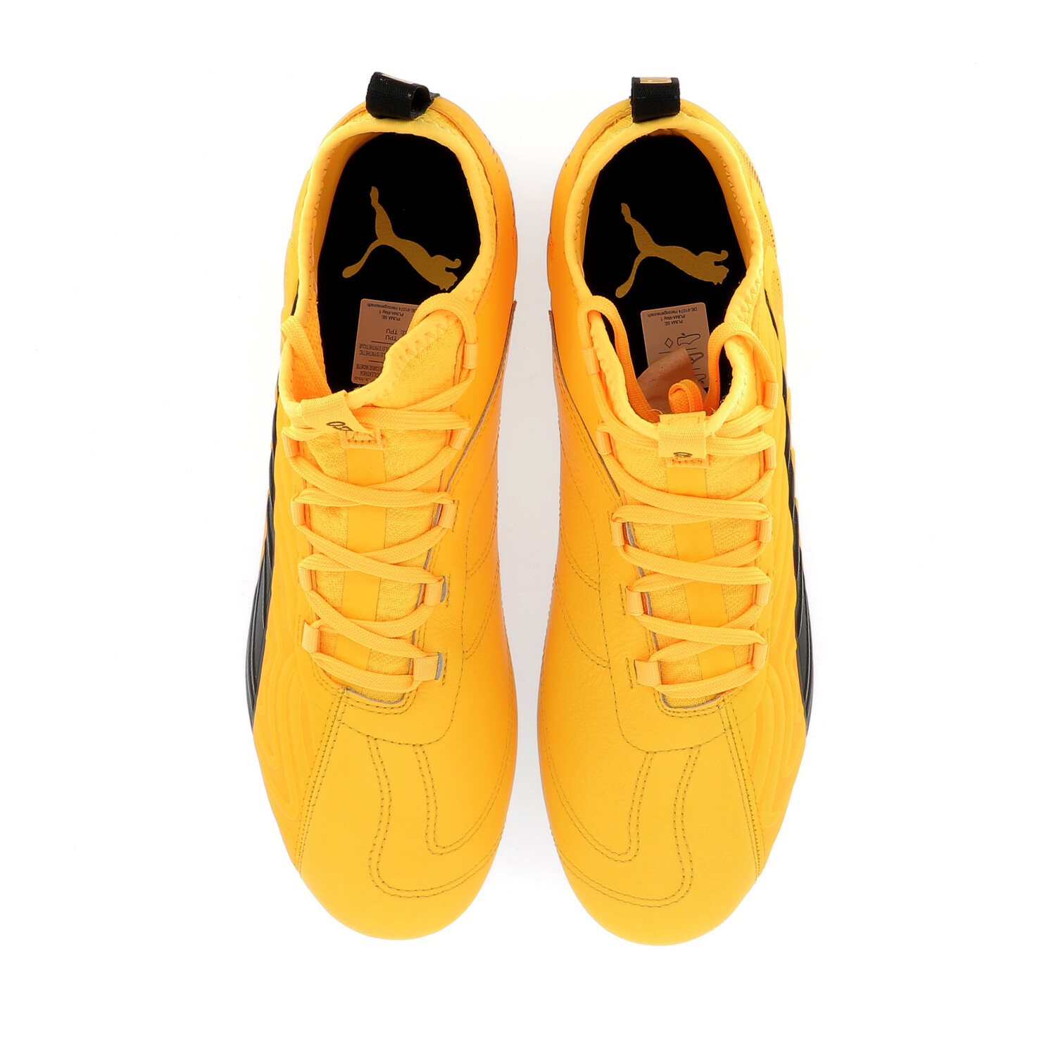 puma noir et jaune