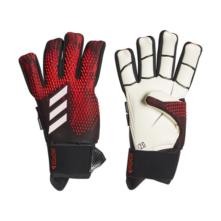 Gants gardien Predator Pro noir rouge