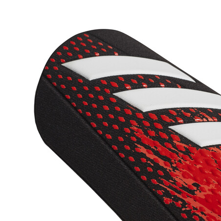 Protège tibias Predator noir rouge