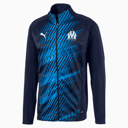 Veste survêtement OM Graphic bleu 2019/20