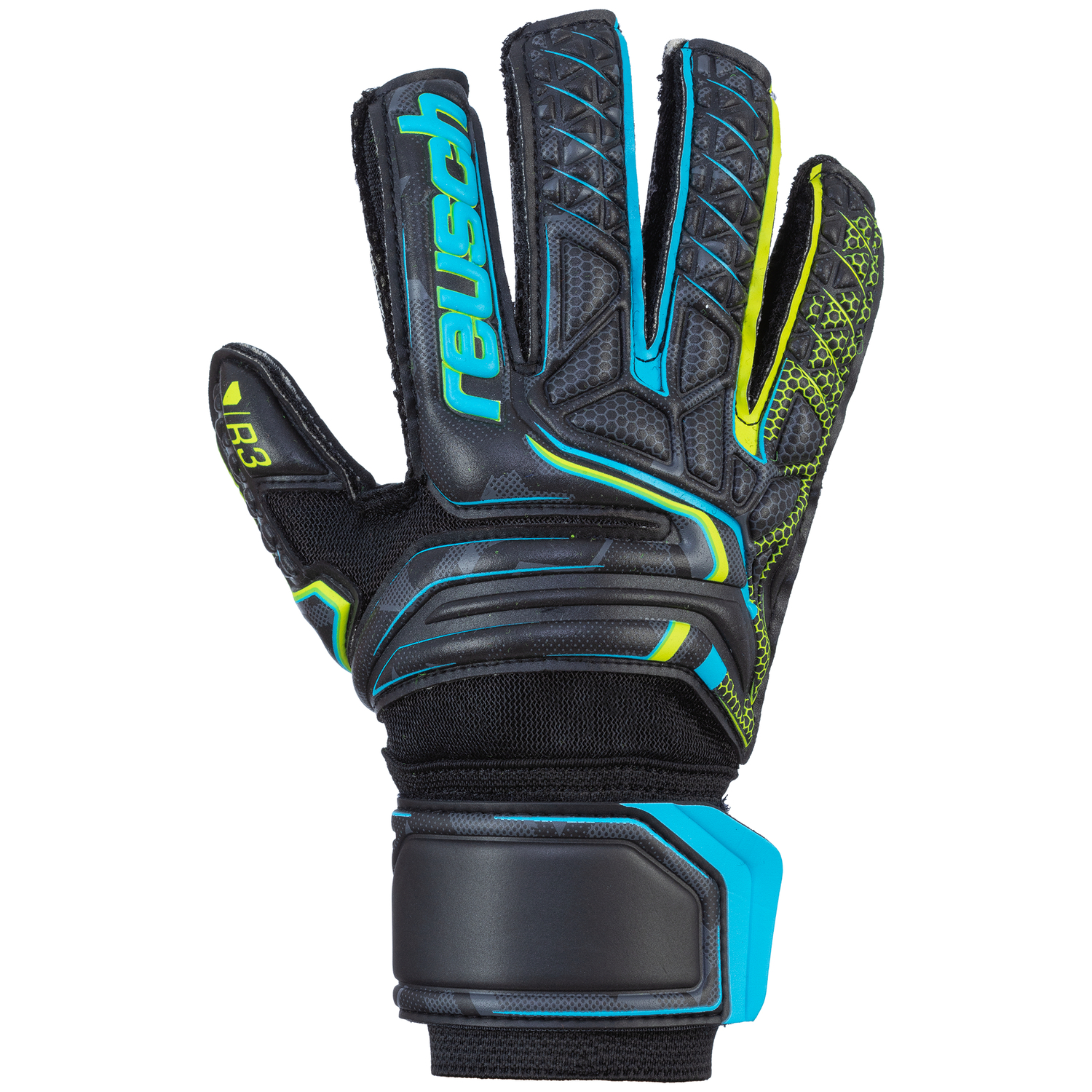 Gants Gardien junior Reusch Attrakt R3 noir bleu 2020 sur Foot.fr Gants Gardien junior Reusch Attrakt R3 noir bleu 2020 sur Foot.fr