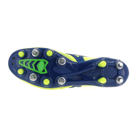 Mizuno Morelia Mix Japan SG jaune bleu