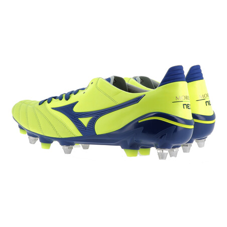 Mizuno Morelia Mix Japan SG jaune bleu