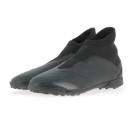 Predator 20.3 junior LaceLess turf noir