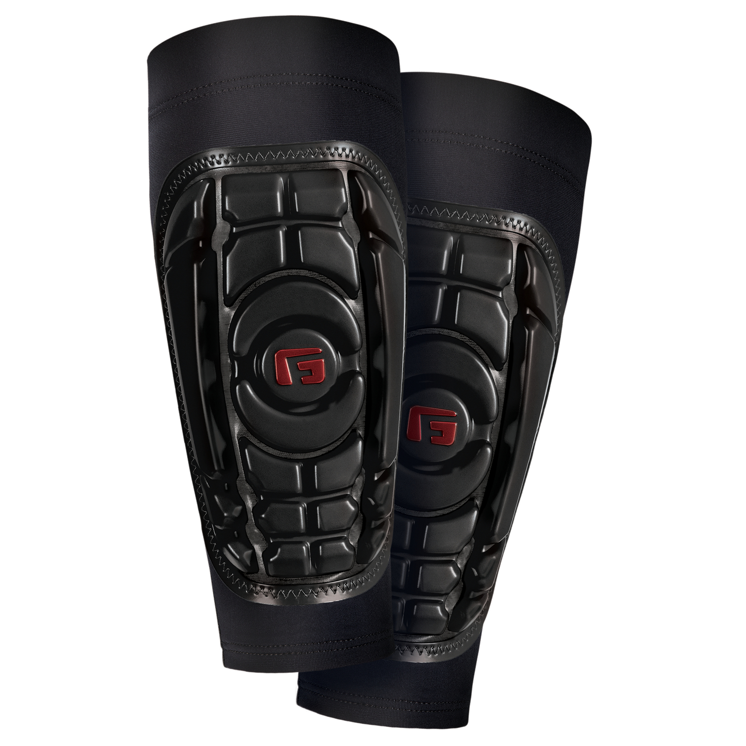 Protège tibias G-Form Pro-S Compact noir rouge sur Foot.fr