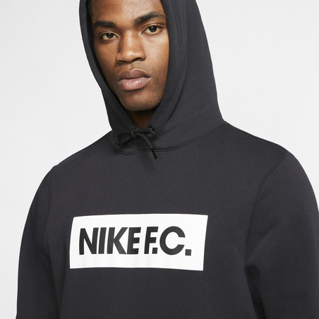 Sweat à capuche Nike F.C. noir