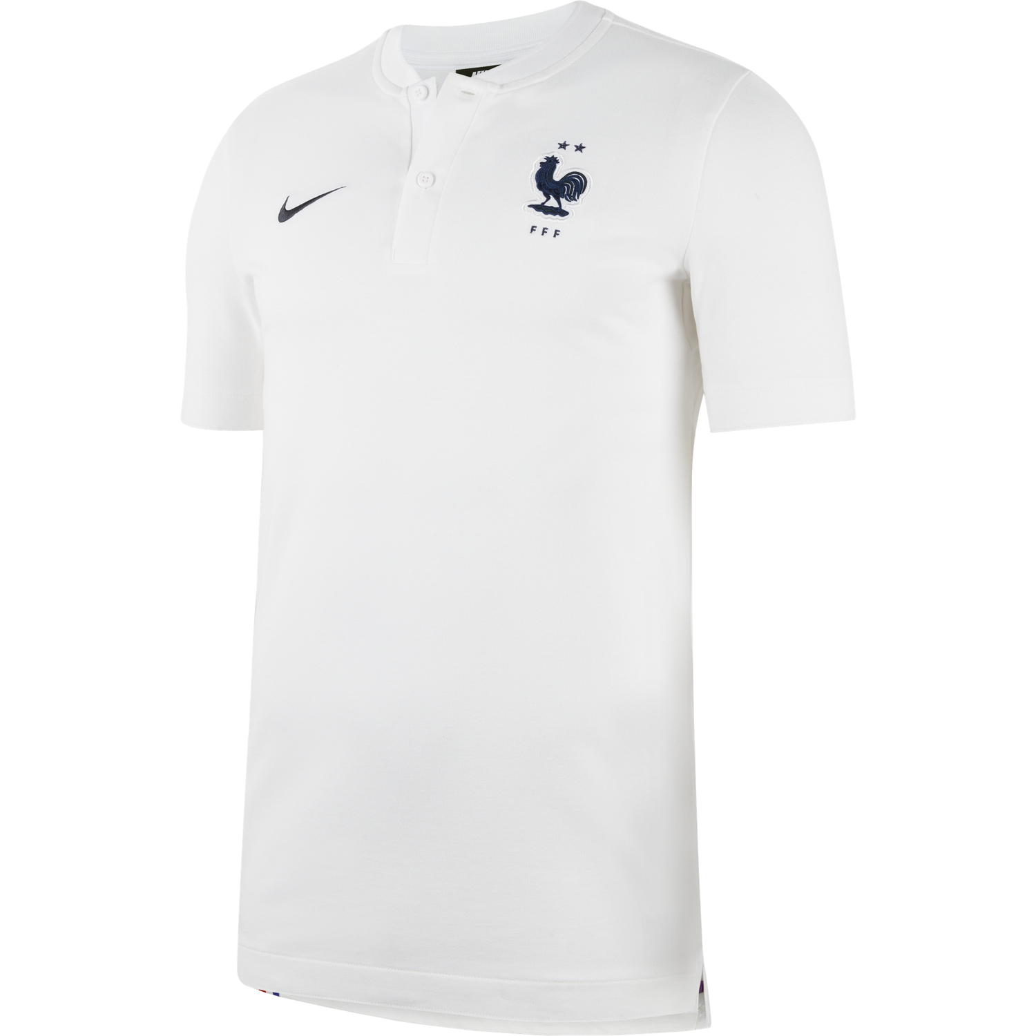 Polo Equipe de France Authentique blanc