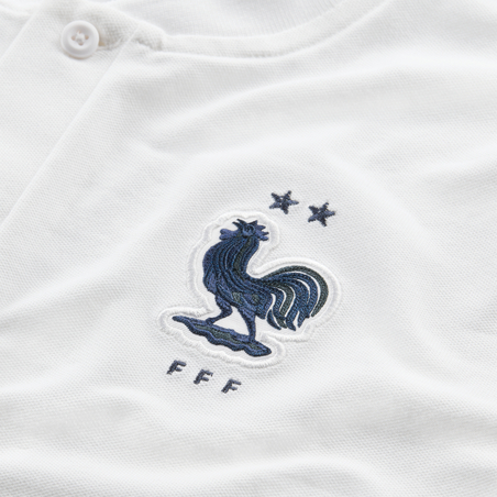 Polo Equipe de France Authentique blanc 2020