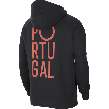 Sweat à capuche Portugal GFA Fleece noir 2020