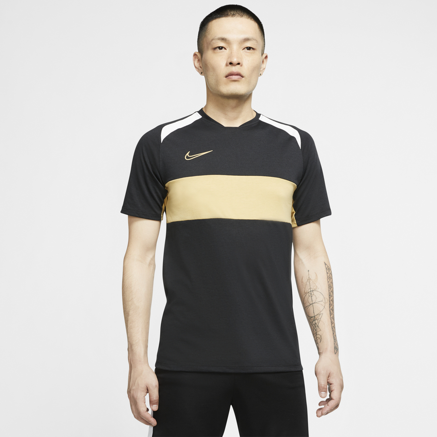Maillot entraînement Nike Academy noir beige 2019/20