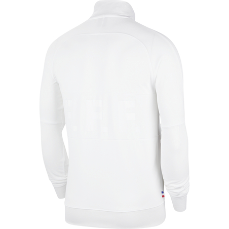 Veste survêtement Equipe de France I96 Anthem blanc 2020