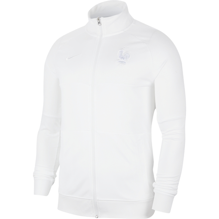 Veste survêtement Equipe de France I96 Anthem blanc 2020