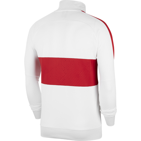 Veste survêtement Turquie I96 blanc rouge 2020