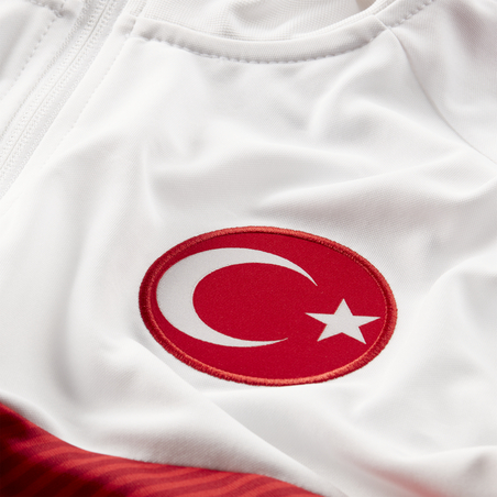 Veste survêtement Turquie I96 blanc rouge 2020