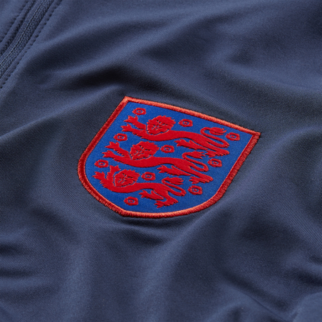 Sweat zippé Angleterre bleu rouge 2020