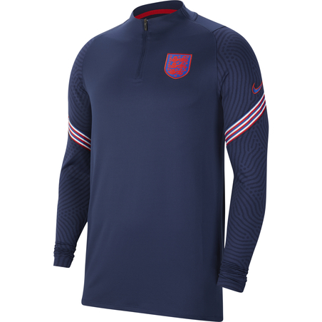 Sweat zippé Angleterre bleu rouge 2020