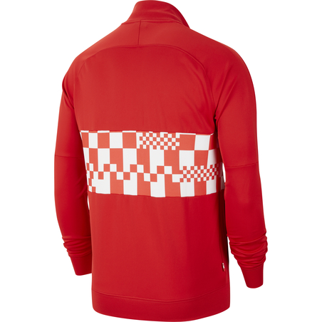 Veste survêtement Croatie I96 rouge 2020
