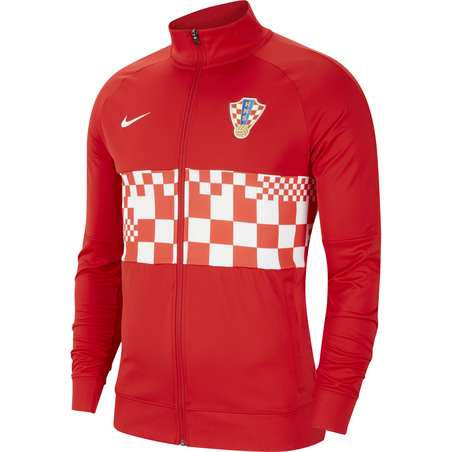 Veste survêtement Croatie I96 rouge 2020