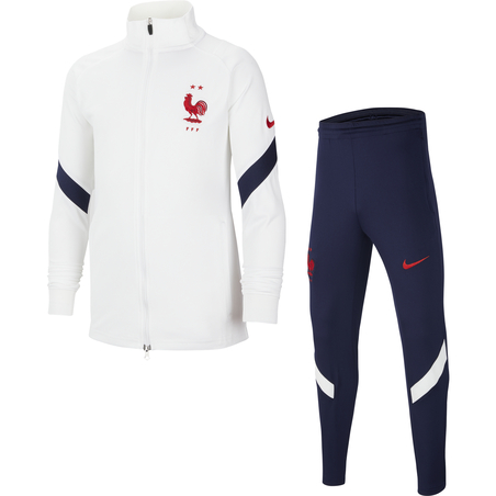 Ensemble survêtement junior Equipe de France blanc bleu 2020