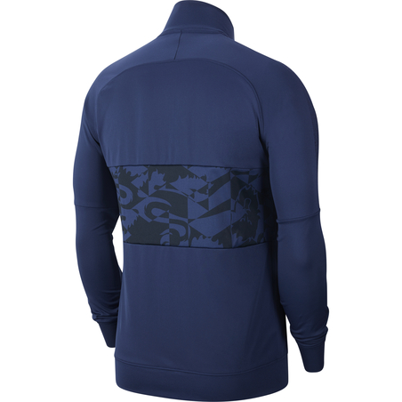 Veste survêtement Angleterre I96 Anthem bleu 2020