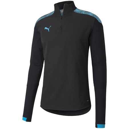 Sweat zippé Puma noir bleu 2019/20