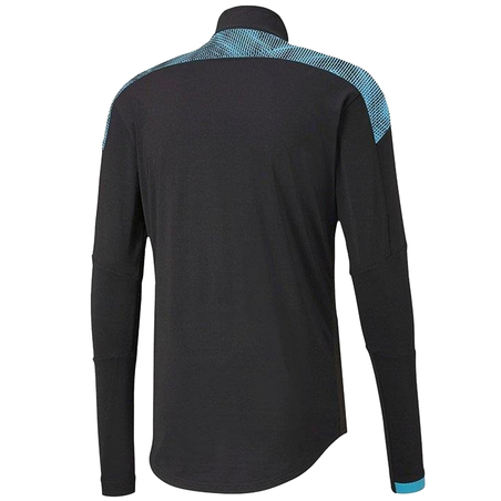 Sweat zippé Puma noir bleu 2019/20